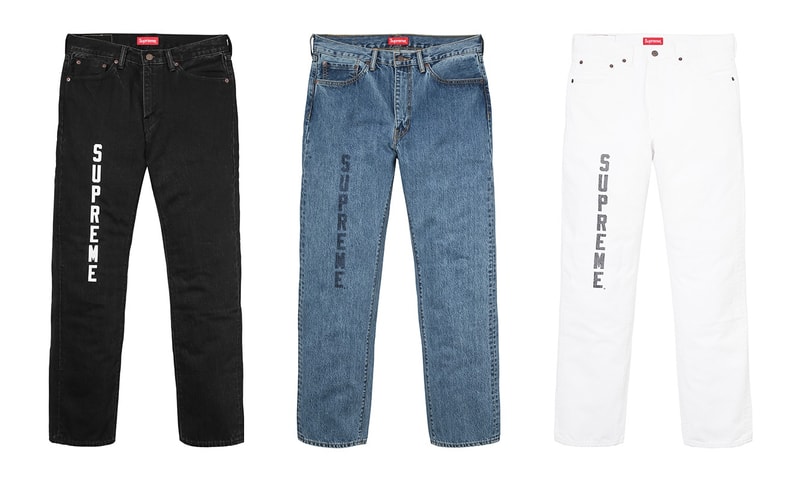 supreme シュプリーム リーバイス Levi's コラボ