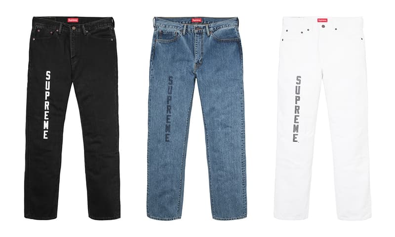 supreme シュプリーム リーバイス Levi's コラボ