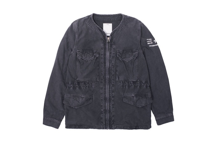 超長綿の甘撚りの糸を使用した visvim Reserves Jacket にクローズアップ