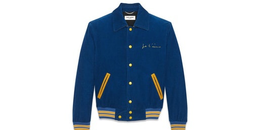 ☆SAINT LAURENT☆サンローラン☆コーデュロイ 何気ない スタジャン☆