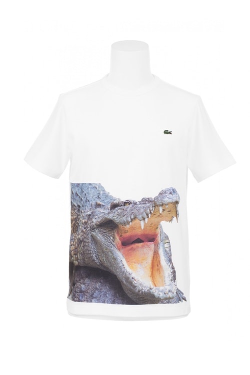 Junya Watanabe x Lacoste がデザインしたコラボシャツ