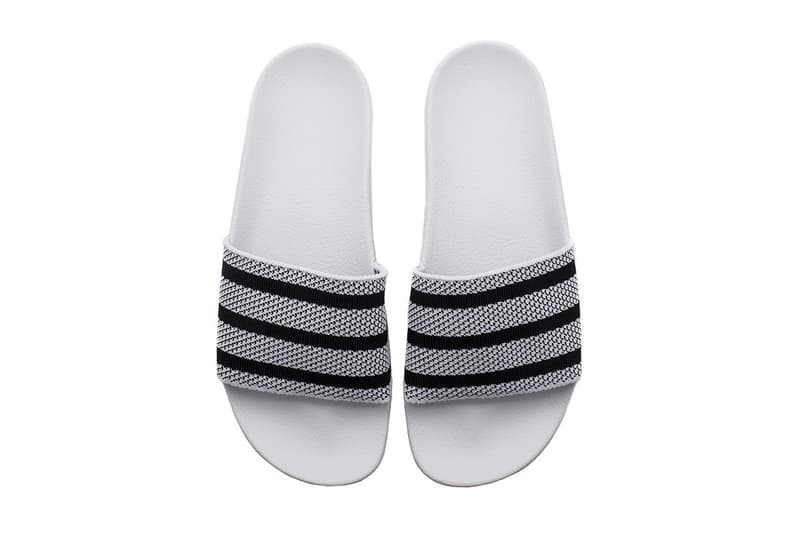 adidas が 夏の定番 adilette に Primeknit を採用しアップデート