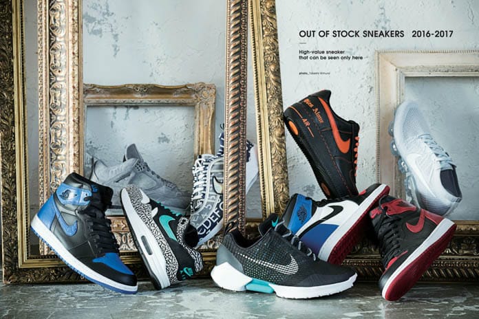 2016年度のスニーカードロップを振り返る『OUT OF STOCK SNEAKERS 2016-17』がリリース
