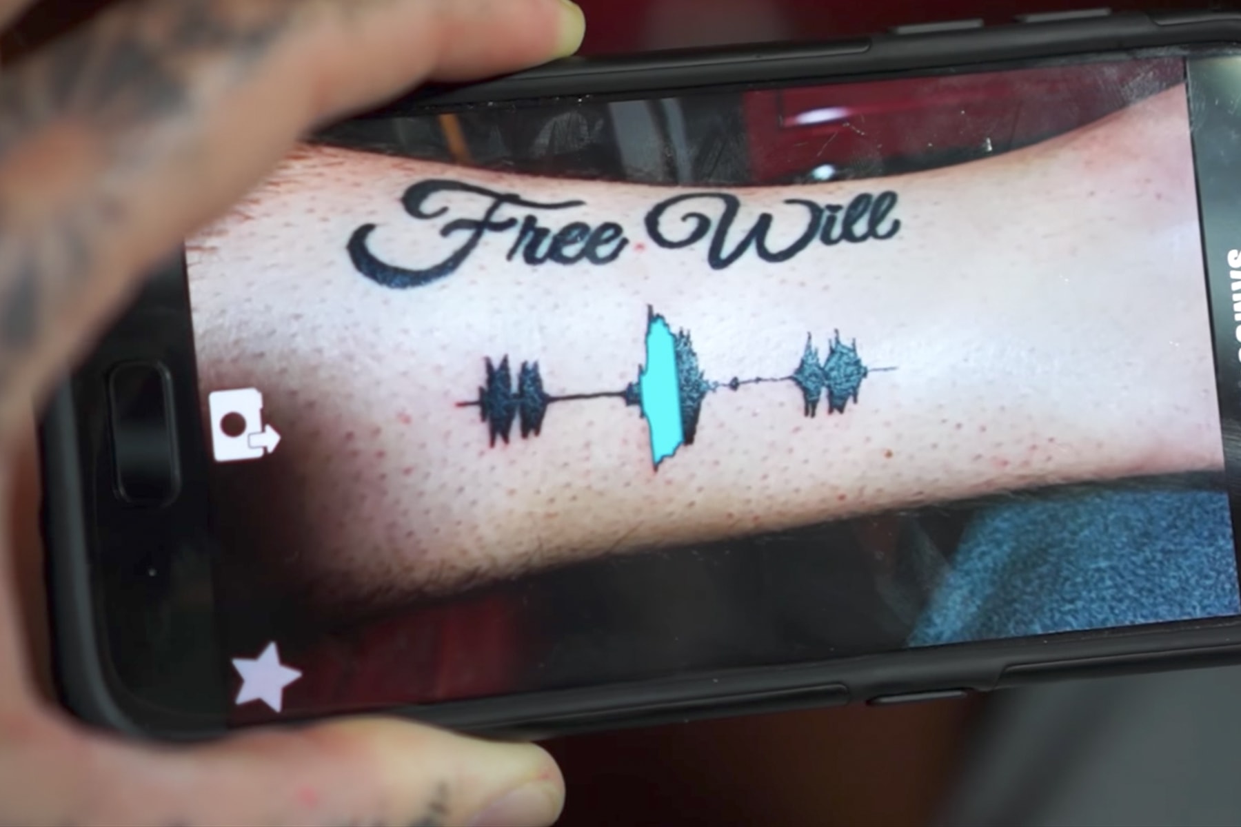 タトゥー Soundwave Tattoos skin motion スキン モーション 聴ける 聞ける 聞くことのできる
