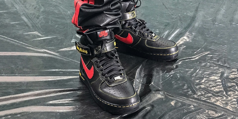 パリにて次なる VLONE x Nike Air Force 1 コラボフットウェアが遂に 