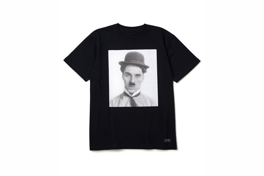 DELUXE x 喜劇王 チャーリー・チャップリンの公式コラボTシャツ 