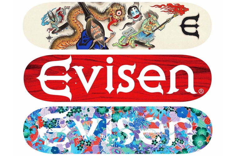 国産気鋭スケートレーベル Evisen Skateboards よりニューデッキ計8型が登場