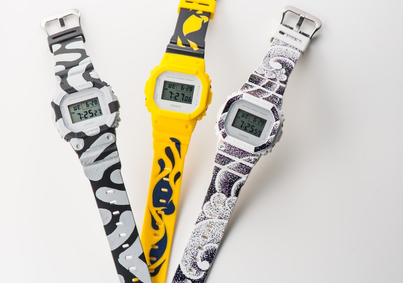 G-SHOCK DW-5600が81BASTARDSのアートキャンバスに
