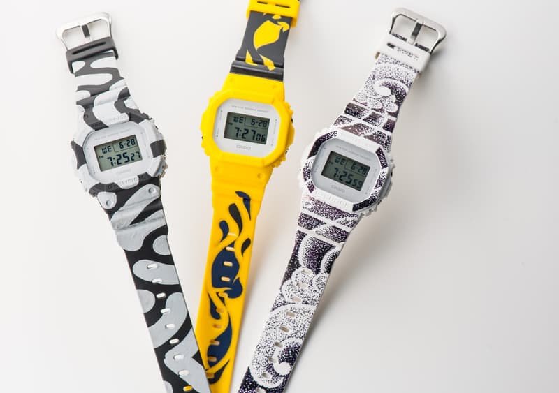 G-SHOCK DW-5600が81BASTARDSのアートキャンバスに