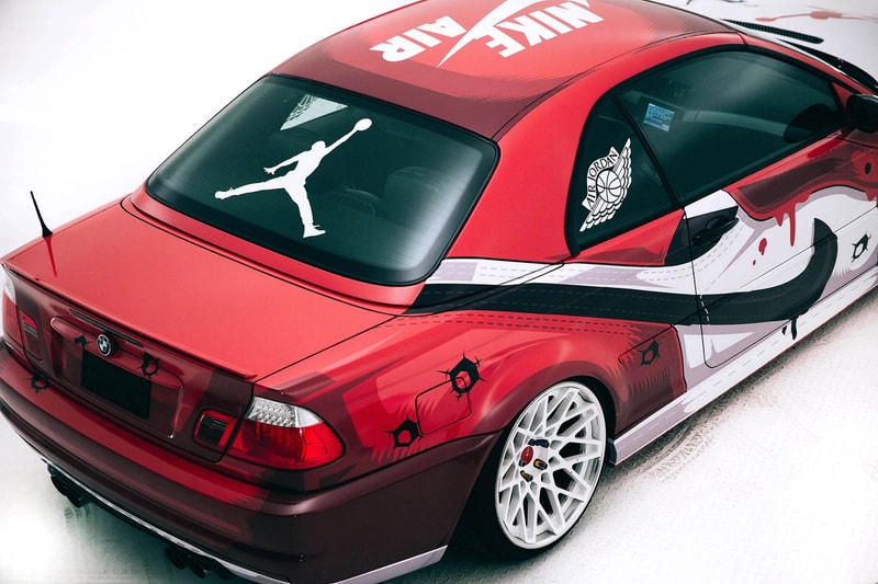 400ML と iAcro によって Air Jordan 仕様にカスタムされた BMW M3