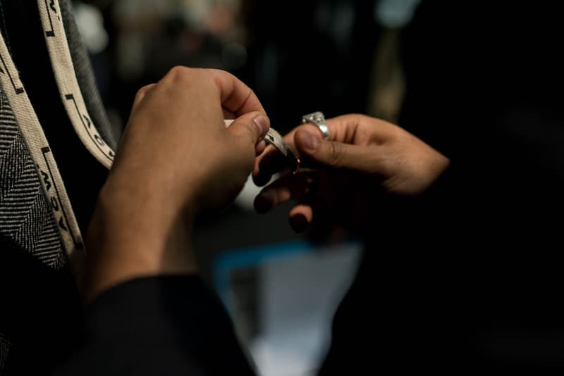 A-COLD-WALL* 2018年春夏コレクションバックステージ