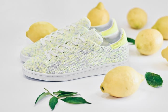 サマーシーズンにぴったりな Primeknit 仕様の Stan Smith “Solar Yellow” が登場