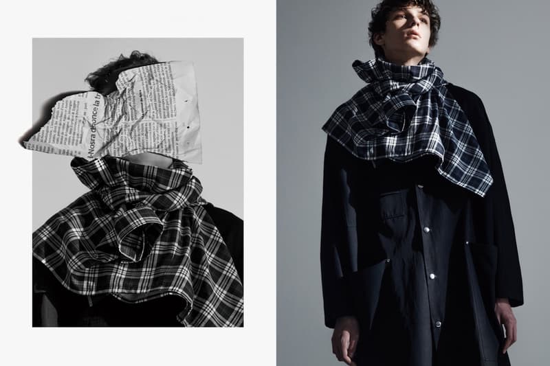 レイヤードが巧みな ALMOSTBLACK 2017年秋冬コレクション