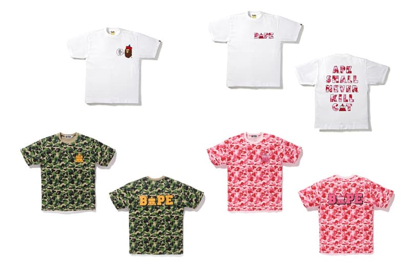 A BATHING APE® x CLUB75 よりコラボTシャツコレクションが登場