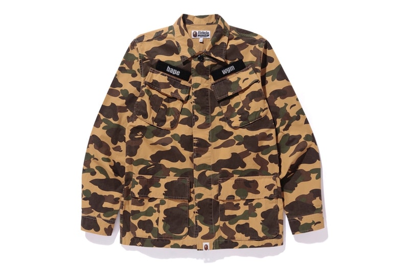 A BATHING APE® よりミリタリーテイスト溢れるシャツが登場