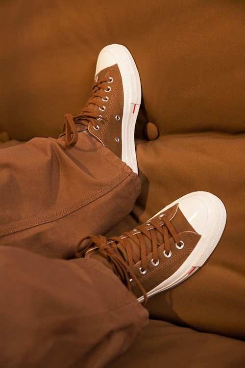 ワークスタイルを全面に押し出した Carhartt WIP x Converse のコラボレーションルック Chuck Taylor All Star ’70のカラーウェイにフックした統一感のあるスタイリングを披露