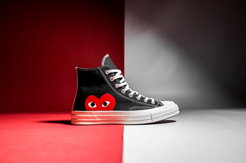 COMME des GARÇONS PLAY Converse Chuck Taylor All Star ’70 コム デ ギャルソン プレイ x コンバース チャックテイラーオールスター’70 Hi Low