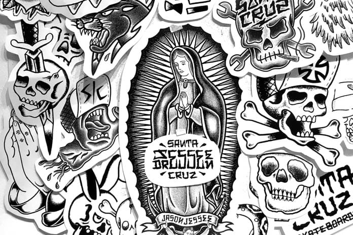 80年代のレジェンドスケーター エリック・ドレッセンが Santa Cruz の “Jessee Guadalupe” をアレンジ