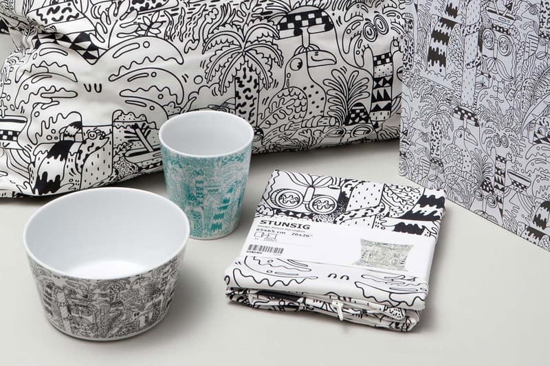 IKEA x Steven Harrington のサイケデリックな限定コレクションが登場