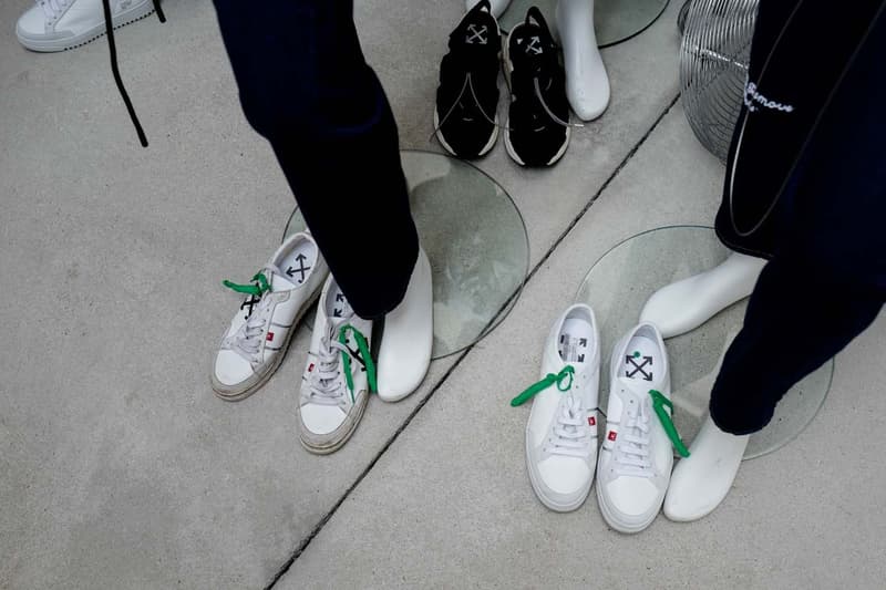 OFF-WHITE™ x Vans による初コラボフットウェアはパリにてお披露目