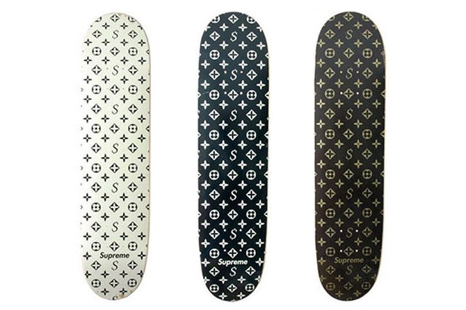 Louis Vuitton Supreme スケートデッキ eBay 転売