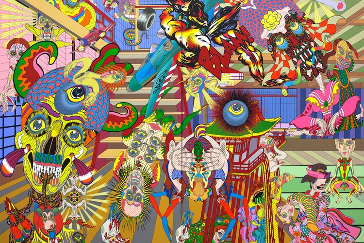 巨匠の新作を観にいこう:田名網敬一 個展 “貘の札”