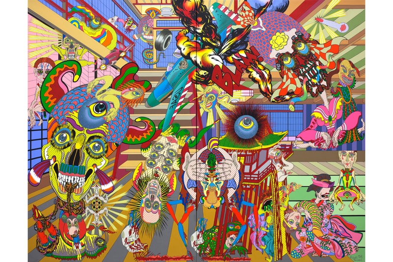 巨匠の新作を観にいこう：田名網敬一 個展 “貘の札”