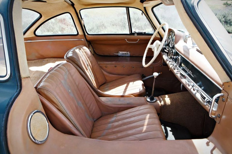 1955年に購入された Mercedes-Benz 300SL Gullwing オールオリジナルで当時のままの姿