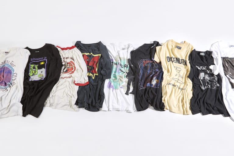 ロンドンの目利き達が集めた至極のヴィンテージバンド T セレクション