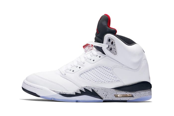 Air Jordan 5 "White Cement" をチェック