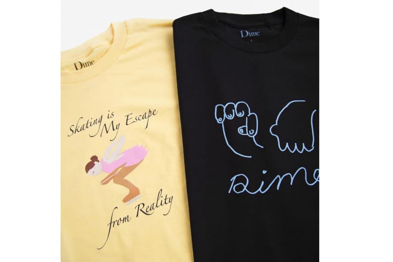 Dime よりマジックとスケートがテーマの脱力系新作Tシャツが登場