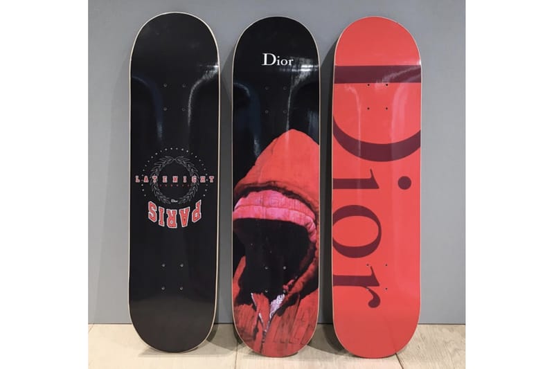 クリス・ヴァン・アッシュが Dior 製のスペシャルなスケートデッキ3型を Instagram にて公開
