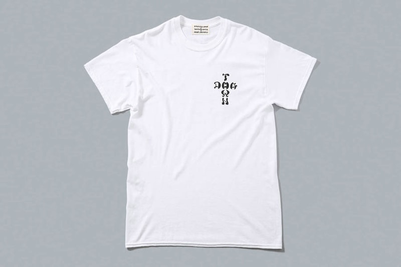 アメリカ西海岸のストリートマインドを色濃く反映したTシャツマニア垂涎のプリントTシャツ3型を展開  DOGTOWN x WOLVES SHEEP x nano・universe のトリプルネームTシャツ ホワイト ブラック