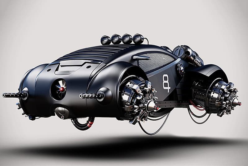 男の童心をくすぐる未来的で世紀末感の漂う装甲車両シリーズ レクサスやポルシェ、フォードなどの名車にSF映画に登場しそうな武装を施す