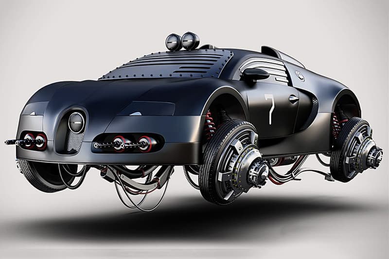 男の童心をくすぐる未来的で世紀末感の漂う装甲車両シリーズ レクサスやポルシェ、フォードなどの名車にSF映画に登場しそうな武装を施す