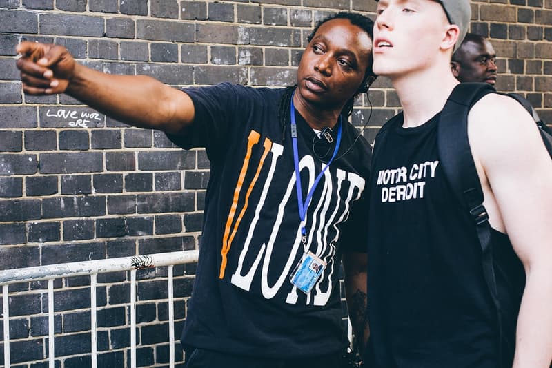 ロンドン　VLONE ポップアップ　初日　A$AP BARI