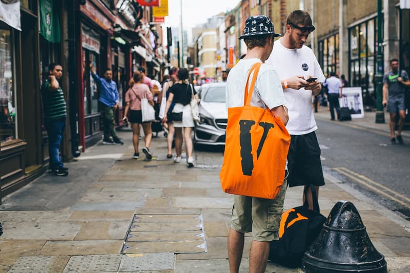 ロンドン　VLONE ポップアップ　初日　A$AP BARI