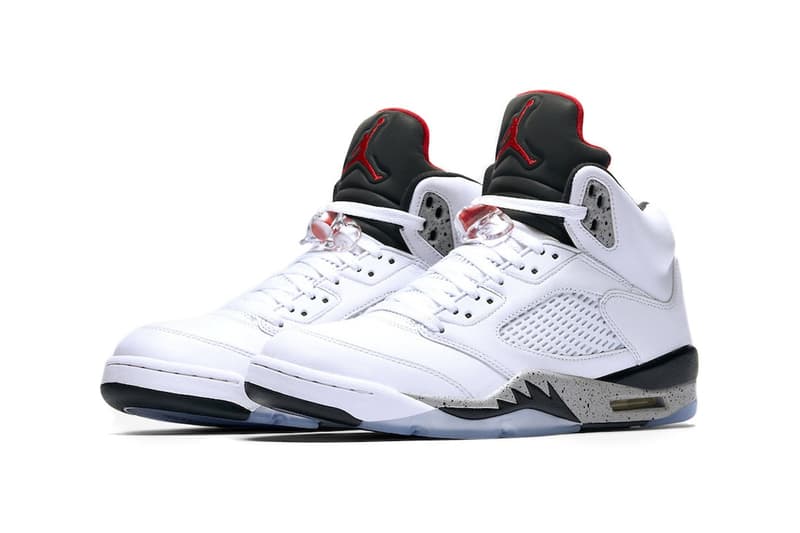 Air Jordan 5 "White Cement" をチェック Jordan Brand