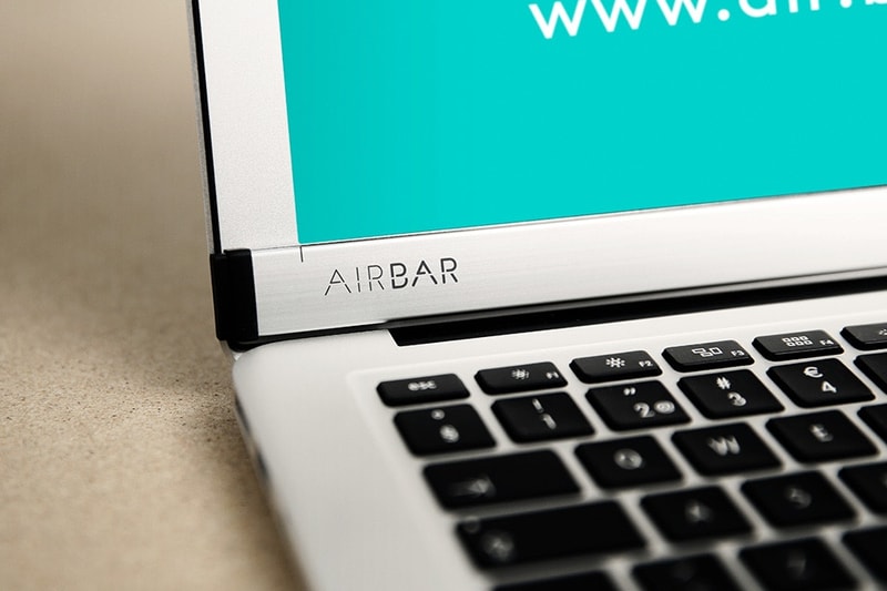MacBook Air をタッチスクリーンに変身させる AirBar が登場　touch screen apple