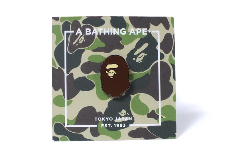 〈Pintrill〉に製作を依頼した、ブランドに忠誠を誓うファン垂涎のアクセサリー BAPE® の象徴 APE HEAD がピンバッジに ベイプ エイプ