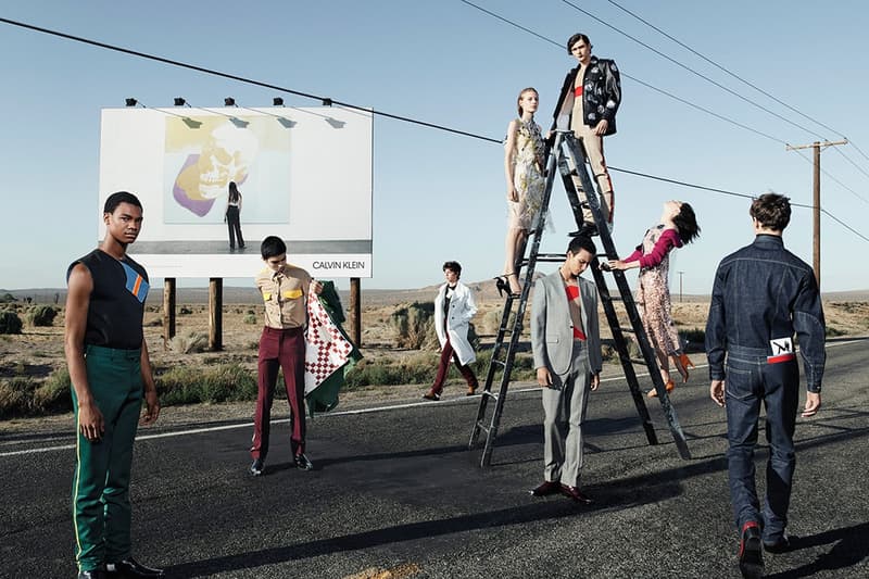 Calvin Klein が砂漠のハイウェイで撮影した2017年秋冬キャンペーンを公開 撮影はもちろん、Rafが最も信頼する古くからの友人 ウィリー・ヴァンダーピエール