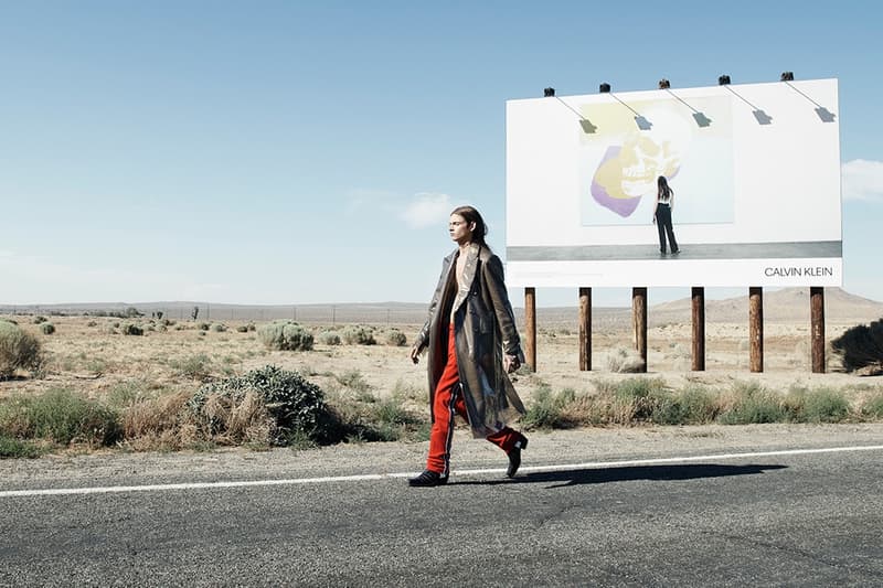 Calvin Klein が砂漠のハイウェイで撮影した2017年秋冬キャンペーンを公開 撮影はもちろん、Rafが最も信頼する古くからの友人 ウィリー・ヴァンダーピエール
