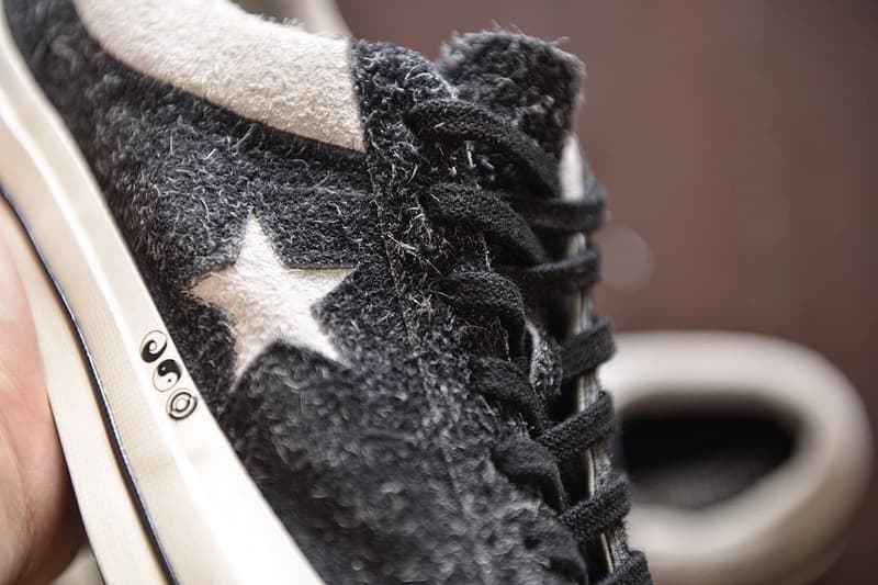 太極図や論語の一節が刻まれた CLOT x Converse の One Star KEVIN POON Edison Chen