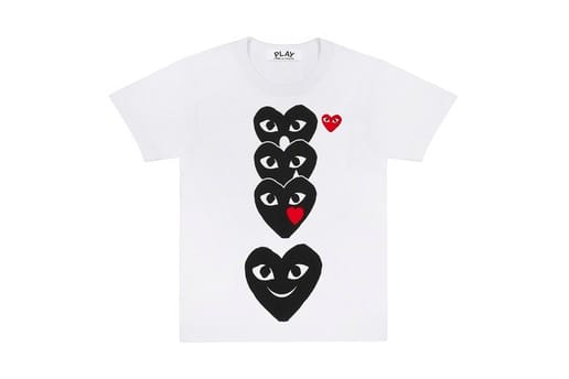 COMME des GARÇONS PLAY から絵文字Tシャツコレクションが登場