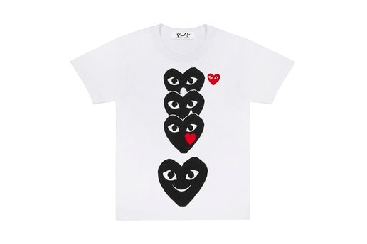 COMME des GARÇONS PLAY から絵文字Tシャツコレクションが登場