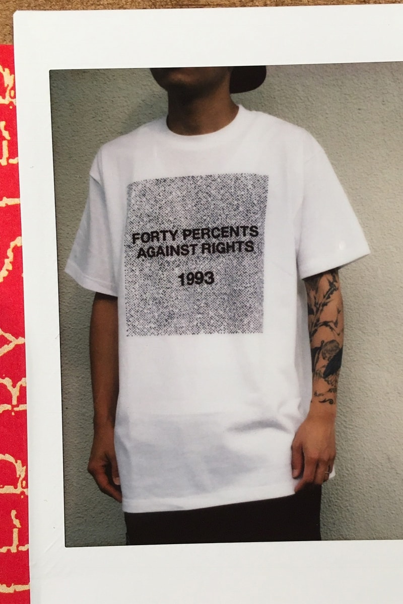 FORTY PERCENTS AGAINST RIGHTS より最新ルックブックが到着 フォーティー パーセント アゲインスト ライツ 40%