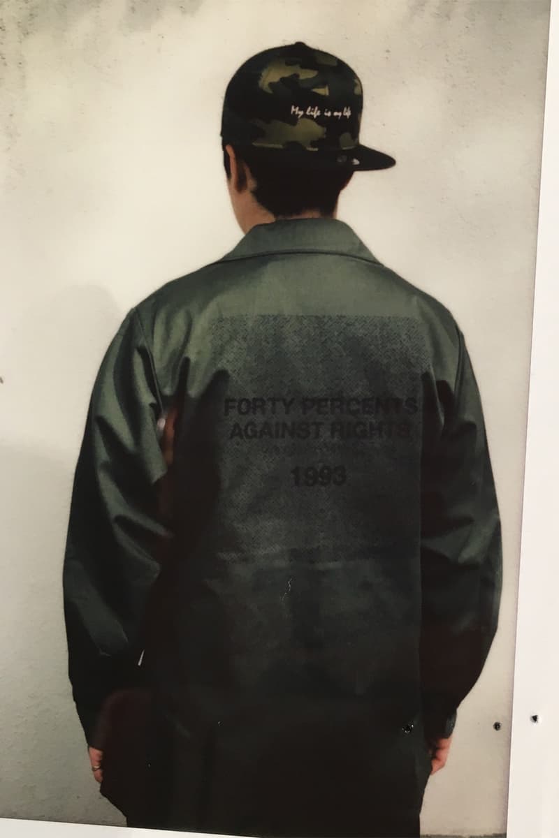 FORTY PERCENTS AGAINST RIGHTS より最新ルックブックが到着 フォーティー パーセント アゲインスト ライツ 40%
