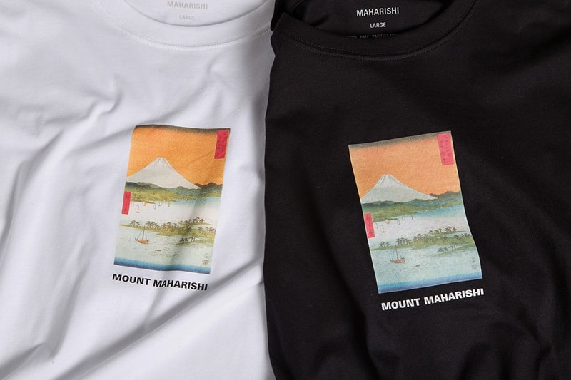 maharishi 2017年秋冬コレクションにラインアップするグラフィックTにクローズアップ マハリシ