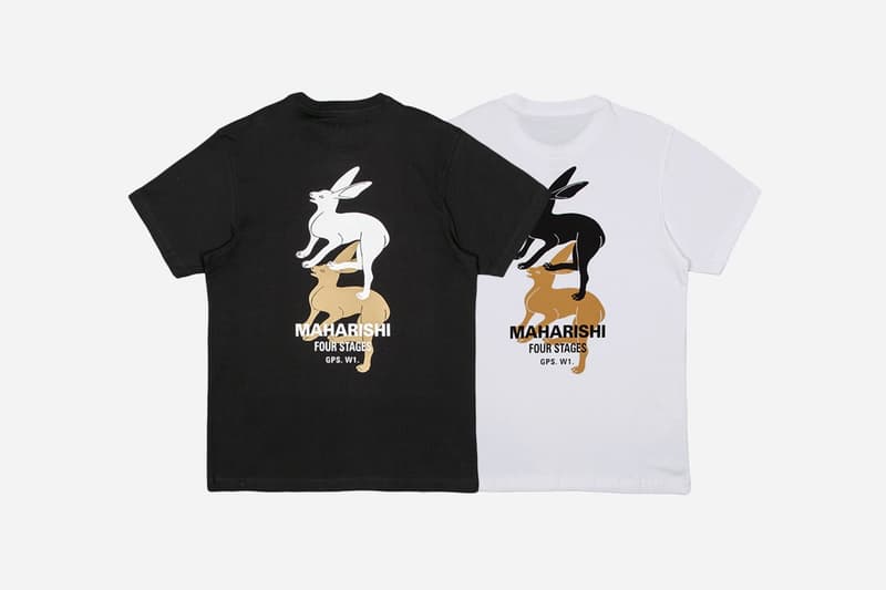 maharishi 2017年秋冬コレクションにラインアップするグラフィックTにクローズアップ　マハリシ