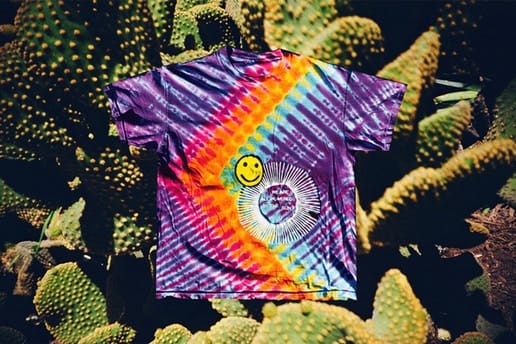 Cactus Plant Flea Market がスマイルパッチを配したカラフルなタイダイTシャツをリリース